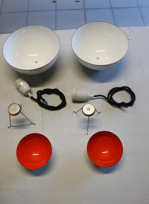 Verner Panton – Sæt af VP1 Flowerpot-lamper for Louis Poulsen