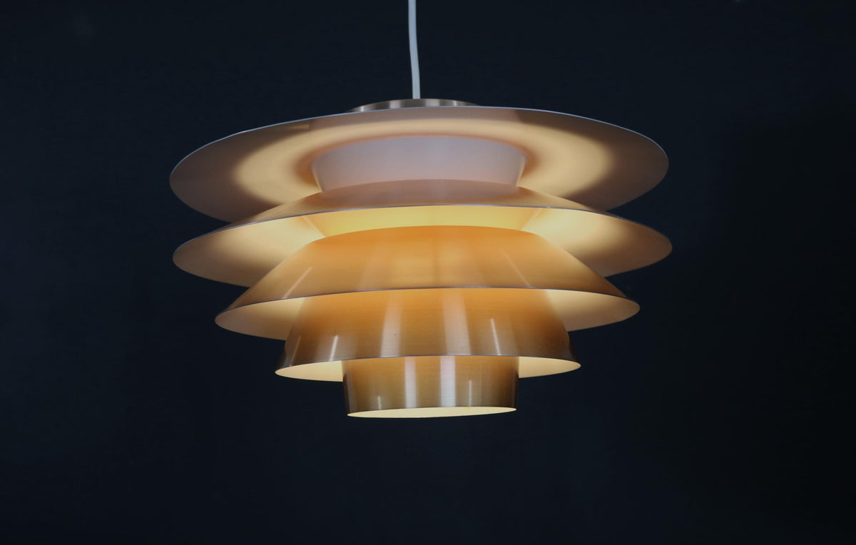 Sven Middelboe – Pendel i kobber og messing, Model Verona, Nordisk Solar fra 1980&#39;erne