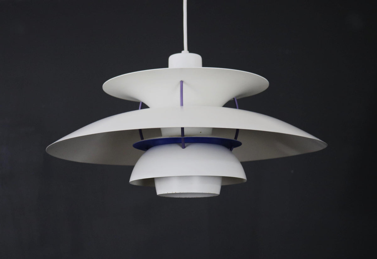 Poul Henningsen – PH5 pendel, produceret af Louis Poulsen, 1970'erne