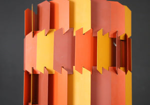 Louis Weisdorf - Pendant lamp in orange and yellow from the 1960s