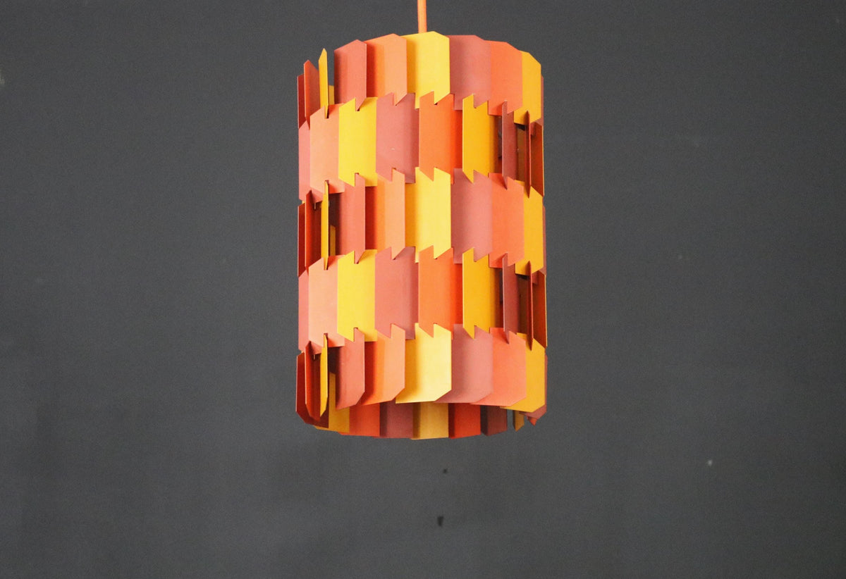 Louis Weisdorf – Pendel i orange og gul fra 1960&#39;erne