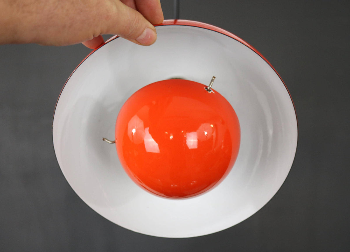 Verner Panton – 2 x Flowerpot VP1 pendellamper | Louis Poulsen, 1970'erne