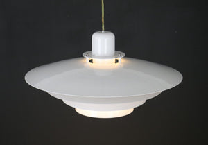 Danish pendant lamp in white from the 1990s