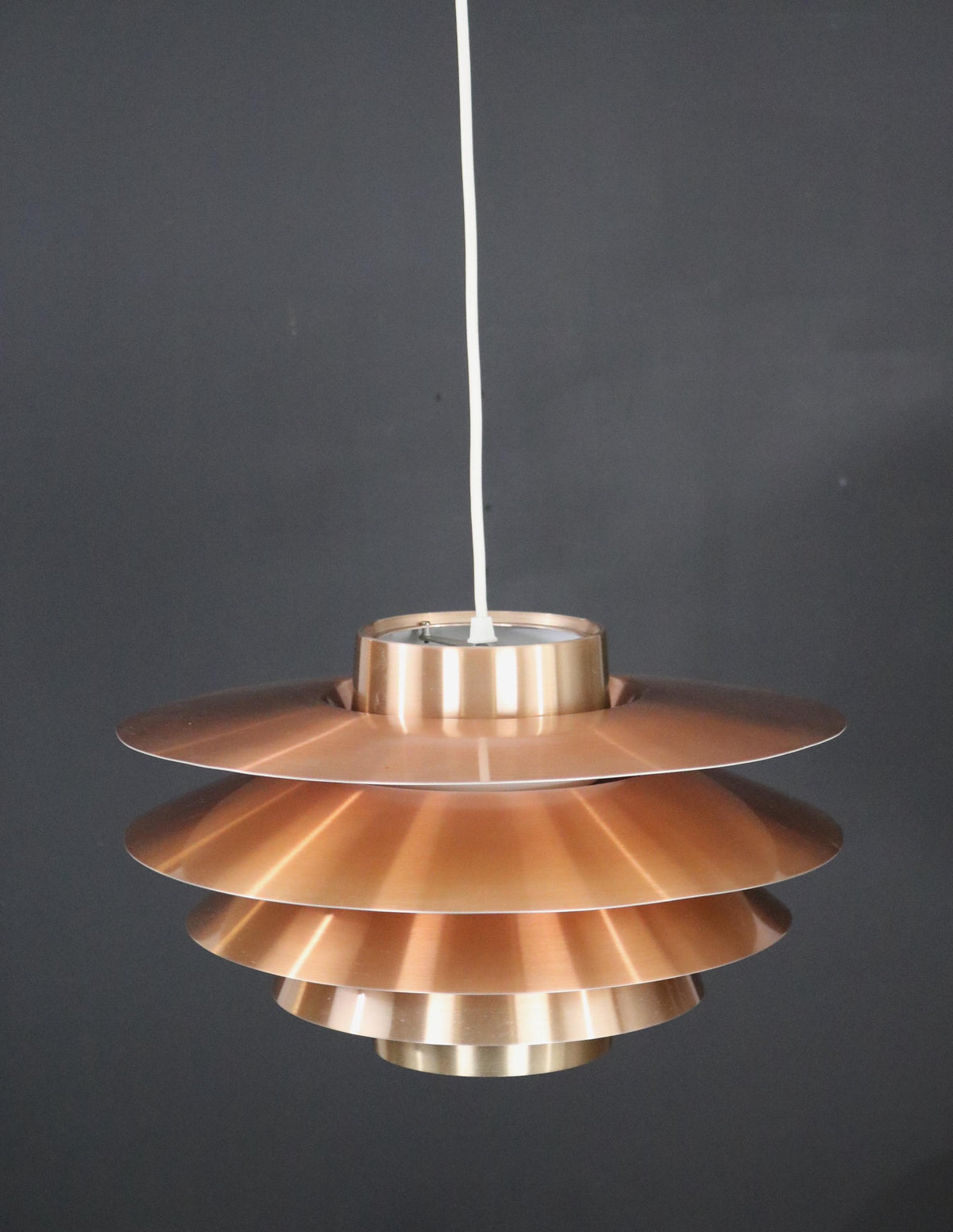 Sven Middelboe – Pendel i kobber og messing, Model Verona, Nordisk Solar fra 1980&#39;erne