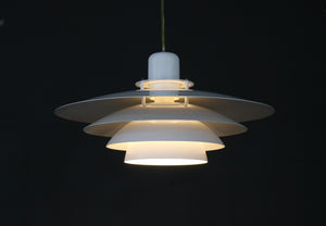 Danish pendant lamp in white from the 1990s