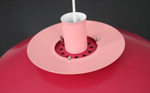 Form Light – Lyserød pendel, model 52610, 1970'erne