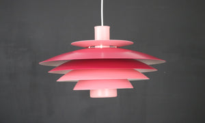 Form Light – Lyserød pendel, model 52610, 1970'erne