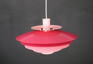 Form Light – Lyserød pendel, model 52610, 1970'erne