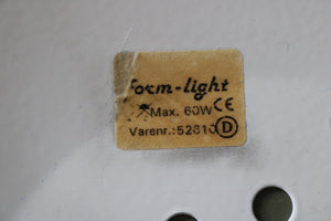 Form Light – Lyserød pendel, model 52610, 1970'erne