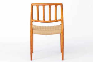 Niels O. Møller – Model 83 spisebordsstol i teak, dansk design – Pris pr. stk.