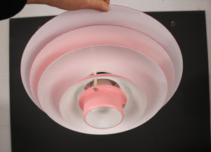 Form Light – Lyserød pendel, model 52610, 1970'erne