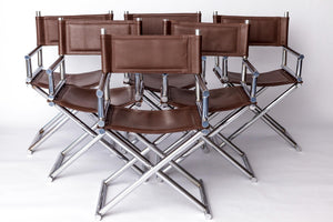 6 x Chrome Safari Chairs from the 1970s/80s