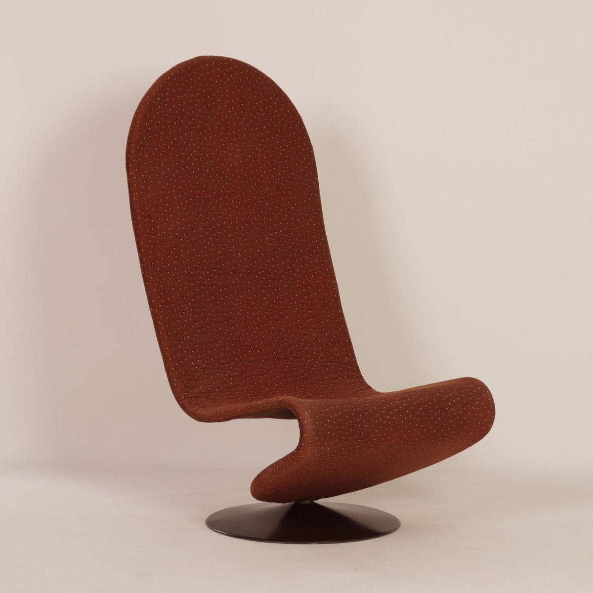 Verner Panton – Lænestol model 123-F, produceret af Fritz Hansen, 1973