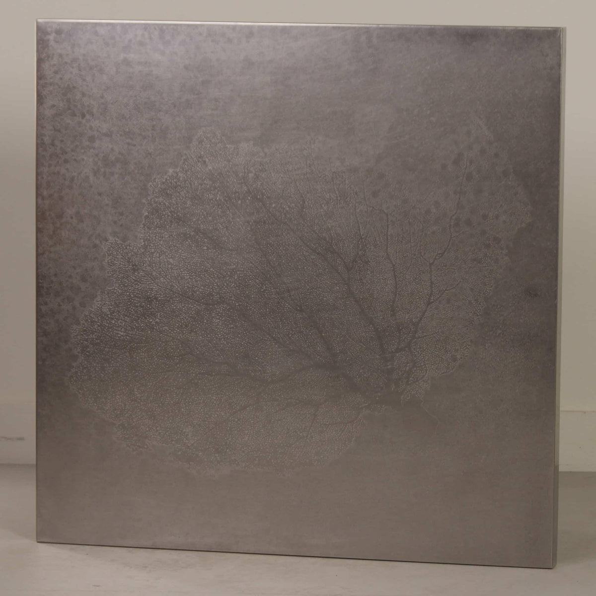 Heinz Lilienthal – Sofabord med ætset metalplade, 1970’erne