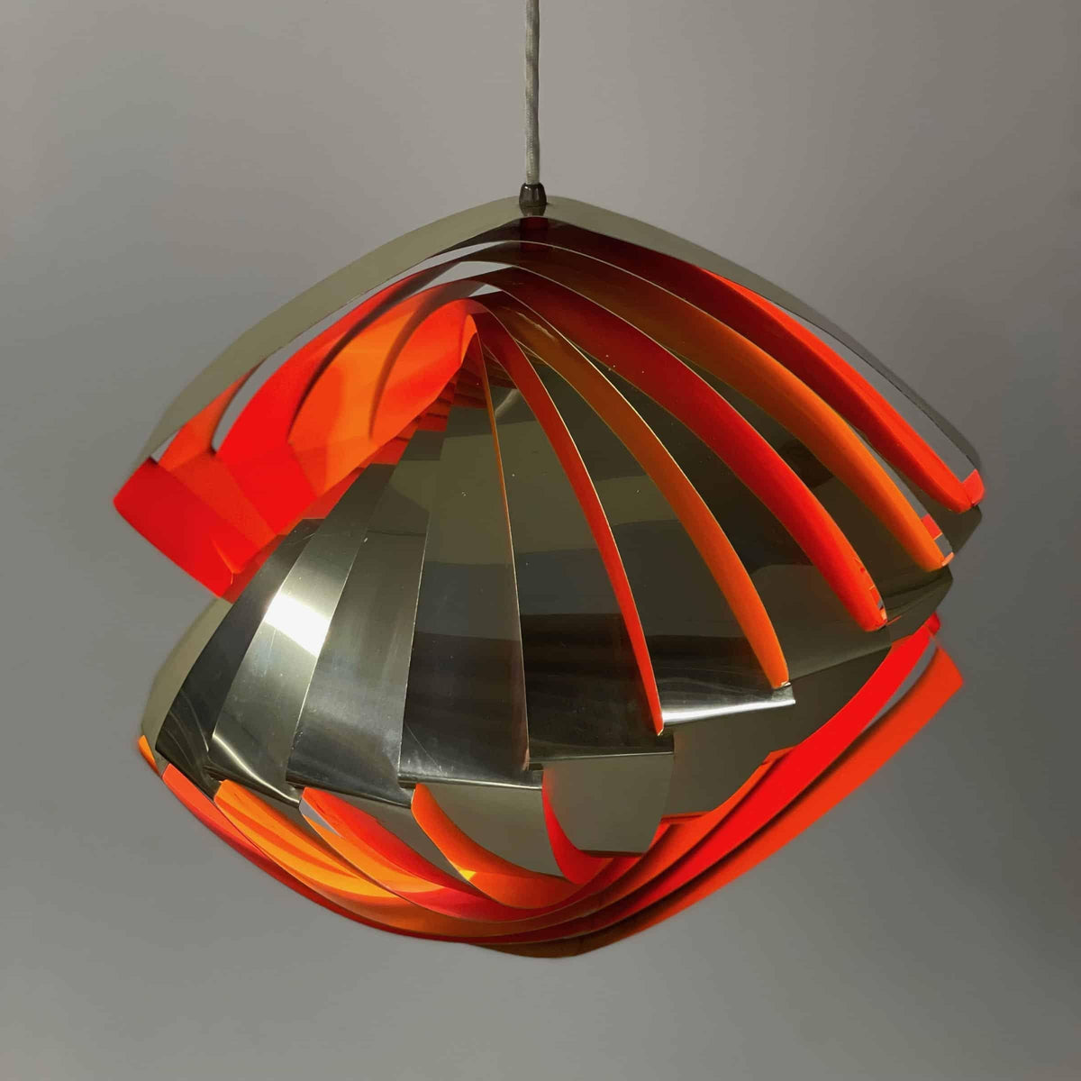 Louis Weisdorf – Konkylie loftlampe, produceret af Lyfa, ca. 1967