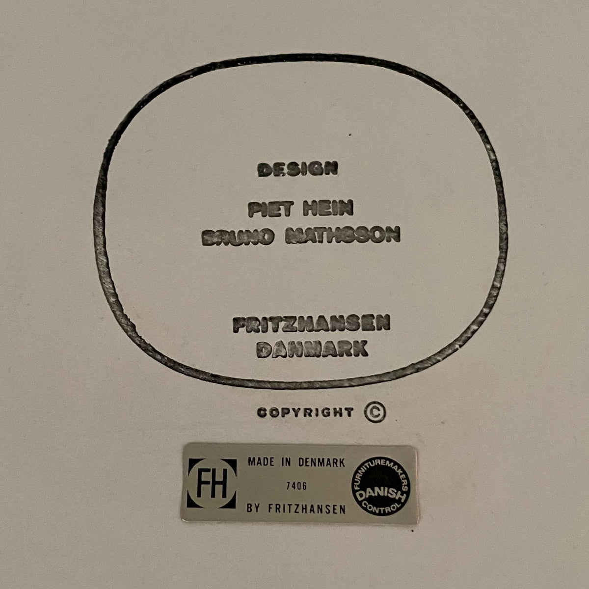 Piet Hein og Bruno Mathsson – Spisebord for Fritz Hansen, 1960&#39;erne