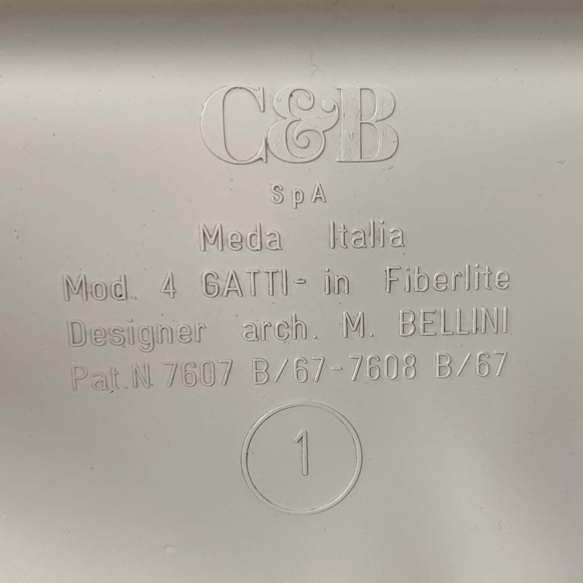 Mario Bellini – 4 x sideborde for C&amp;B Italia, 1960&#39;erne