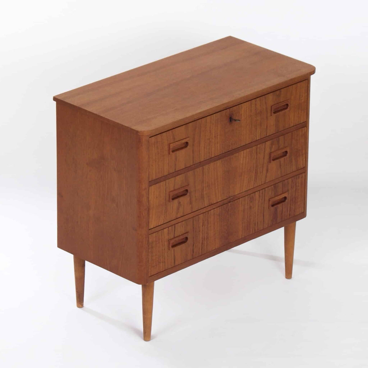 Dansk vintage kommode i teaktræ, 1960’erne