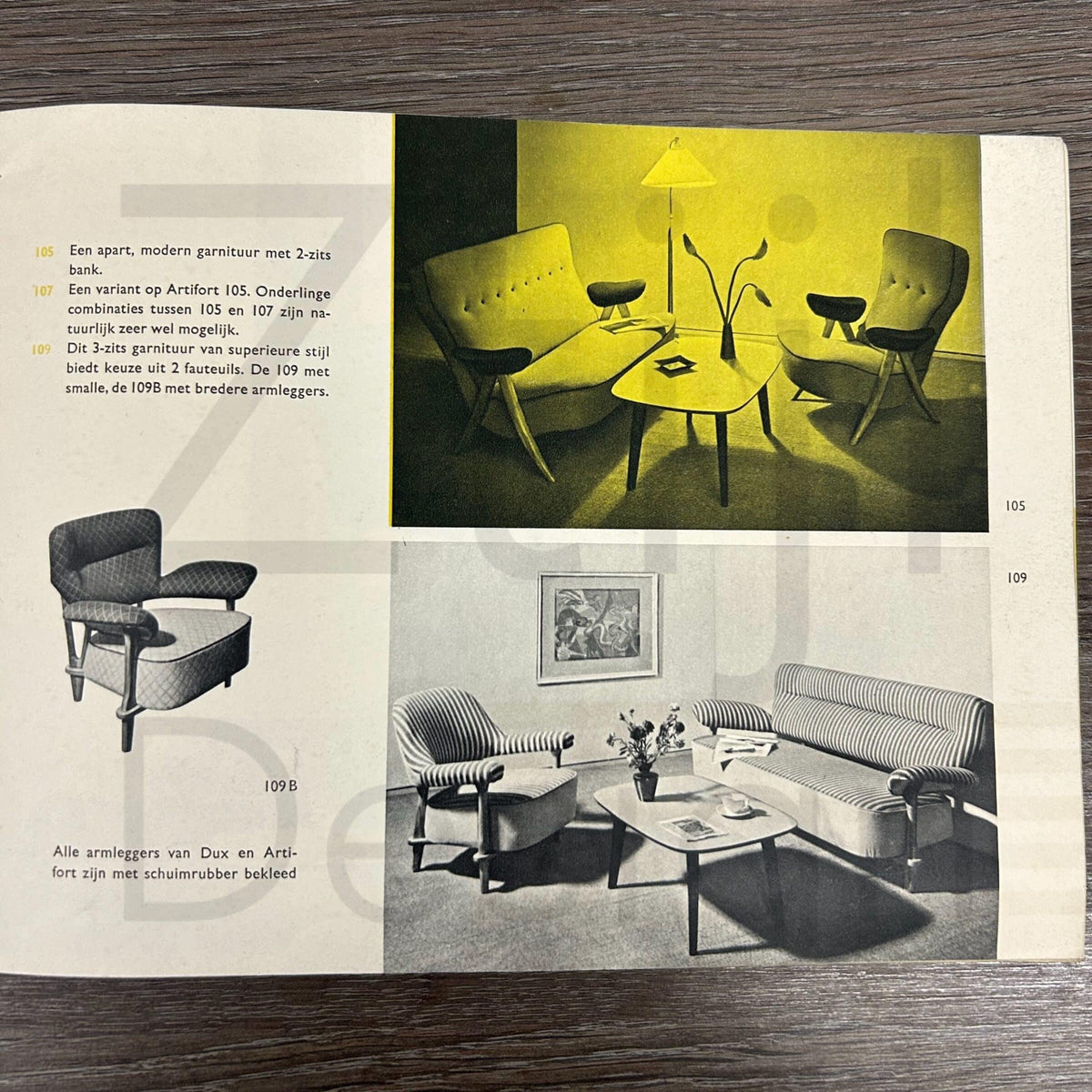 Theo Ruth – Model 105 Hairpin sofa for Artifort, 1950’erne