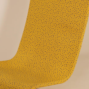 Verner Panton – 123-stol i gul for Fritz Hansen