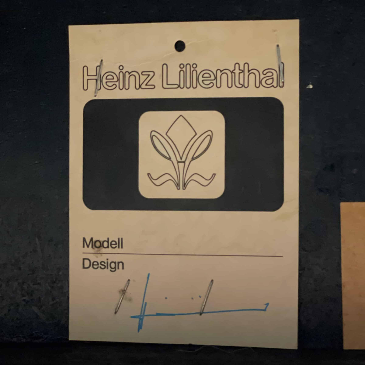 Heinz Lilienthal – Sofabord med ætset metalplade, 1970’erne