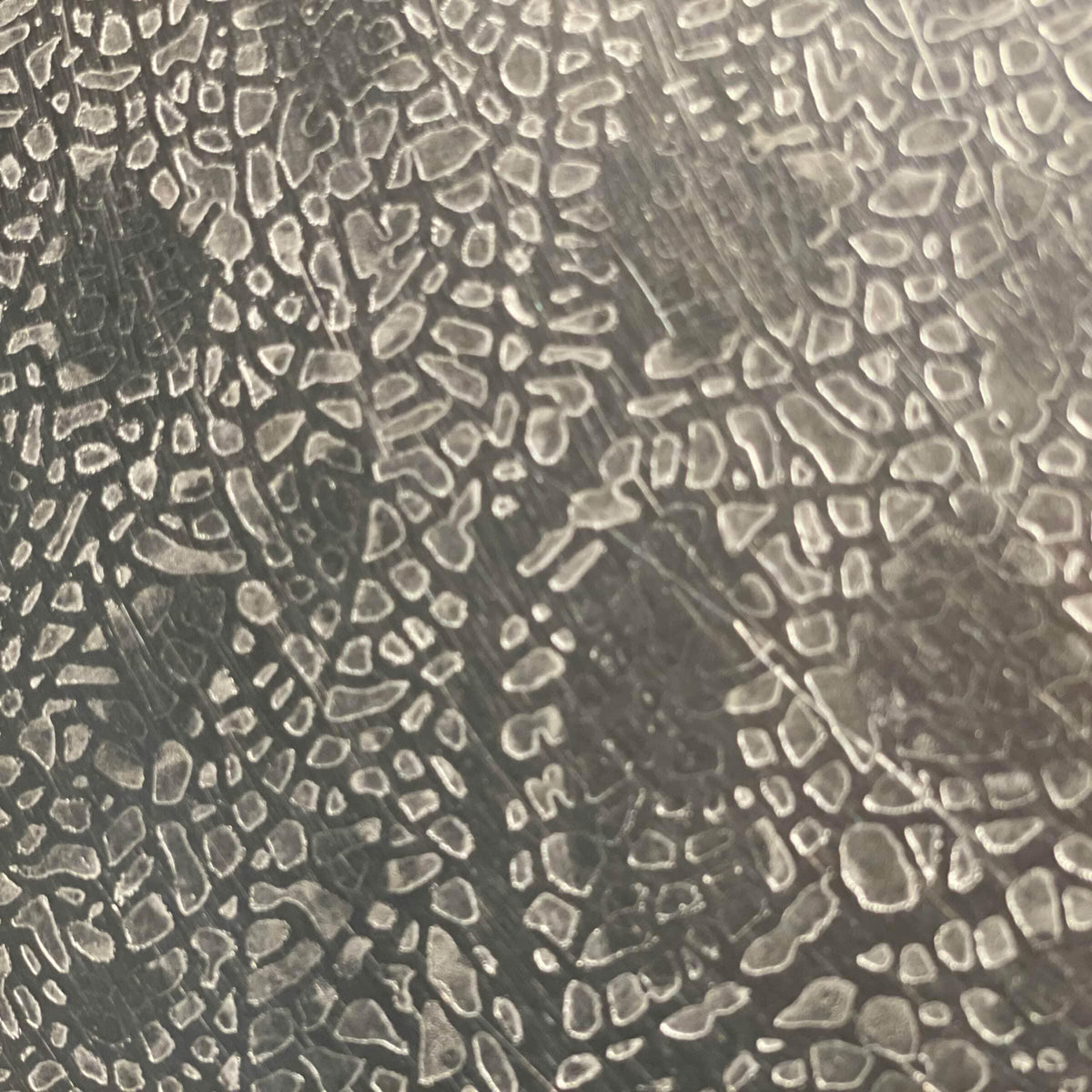 Heinz Lilienthal – Sofabord med ætset metalplade, 1970’erne