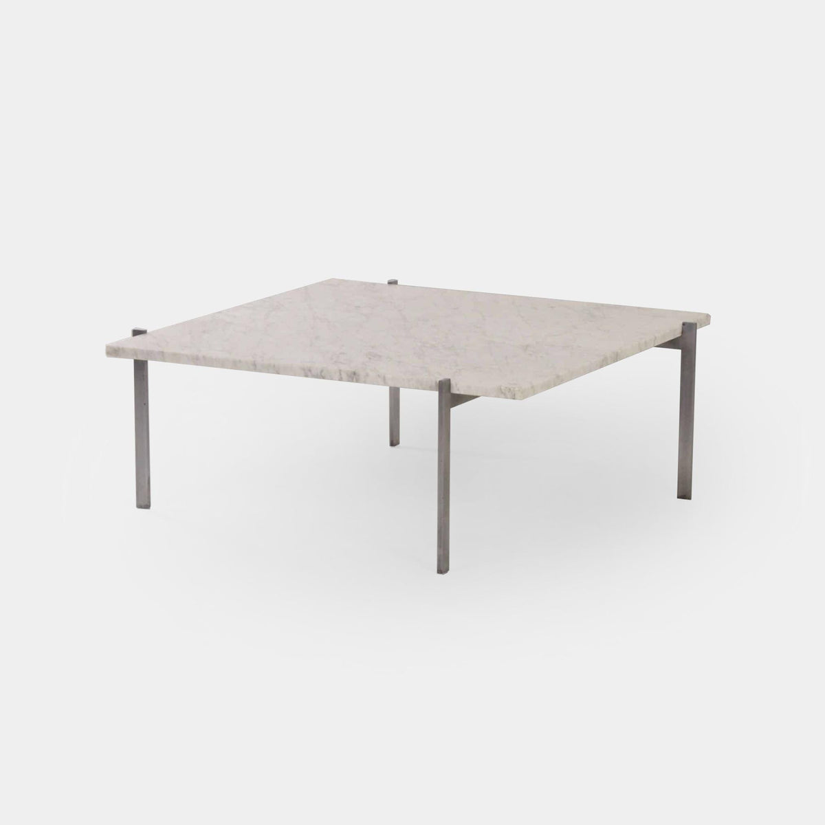 Poul Kjærholm – PK61 sofabord i hvid marmor for E. Kold Christensen