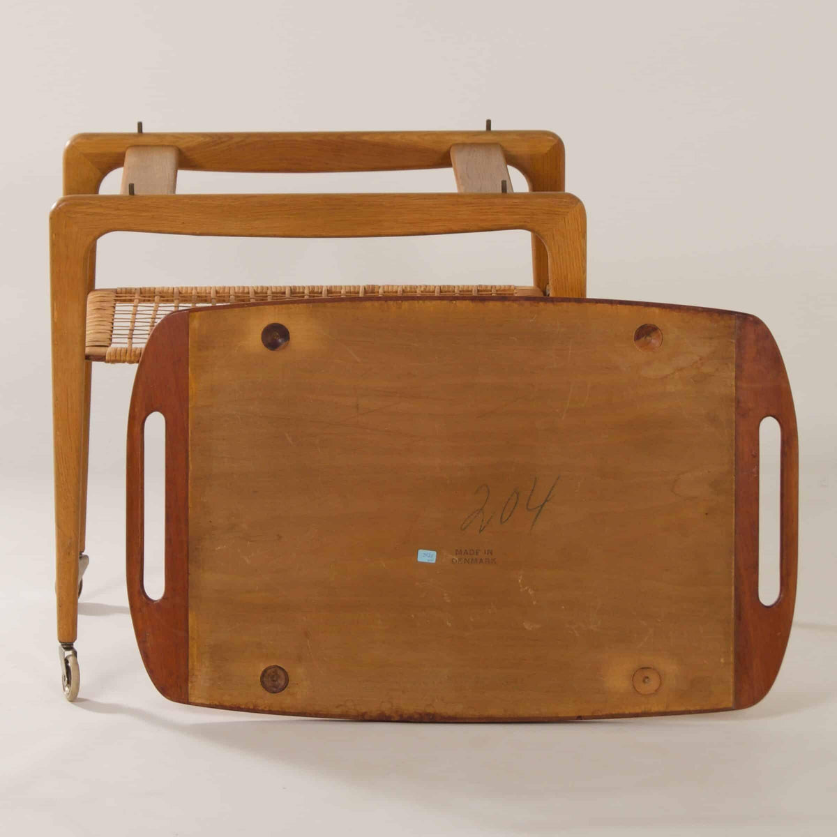 Johannes Andersen – Serveringsvogn, produceret af CFC Silkeborg, cirka 1960’erne