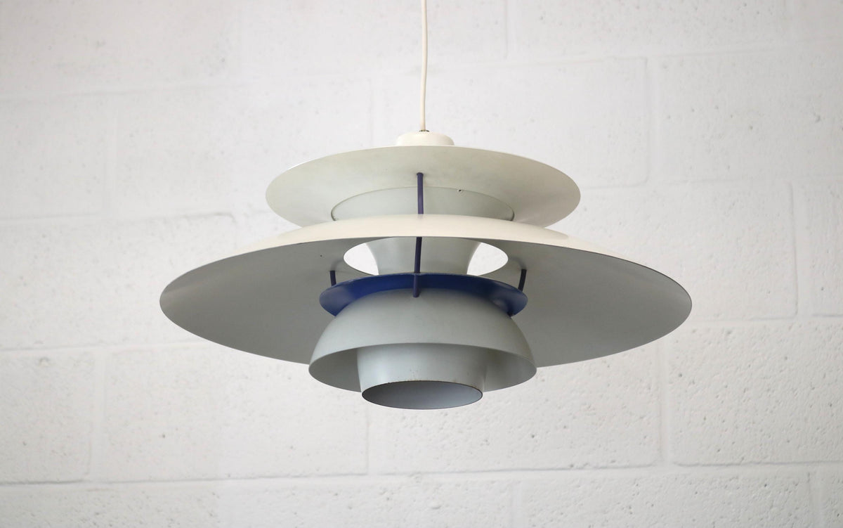 Poul Henningsen – PH5 pendel i hvid, Louis Poulsen