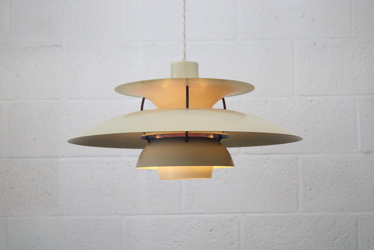 Poul Henningsen – PH 5 pendel, produceret af Louis Poulsen