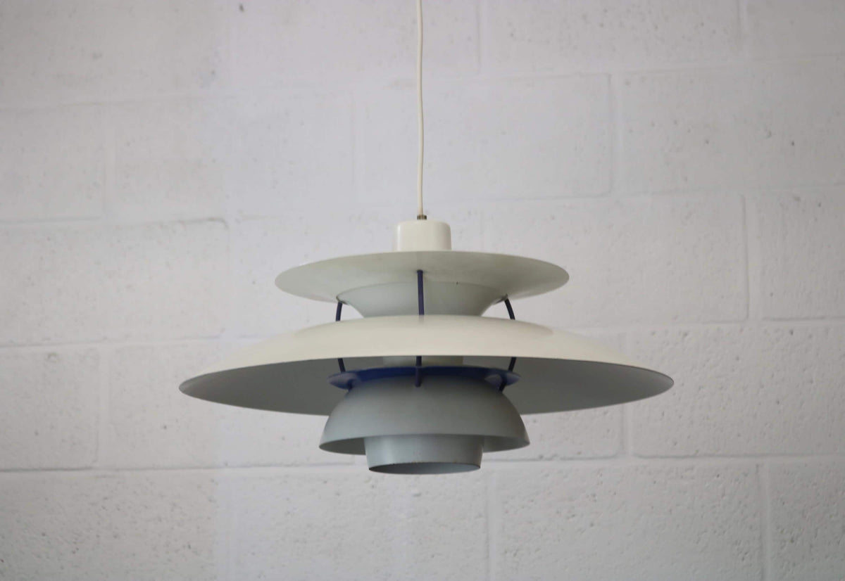 Poul Henningsen – PH5 pendel i hvid, Louis Poulsen