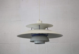 Poul Henningsen – PH5 pendel i hvid, Louis Poulsen