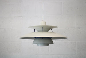 Poul Henningsen – PH5 pendel i hvid, Louis Poulsen