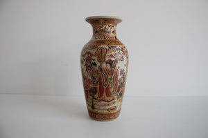 Satsuma – Porcelæns vase med figurscener, Japan