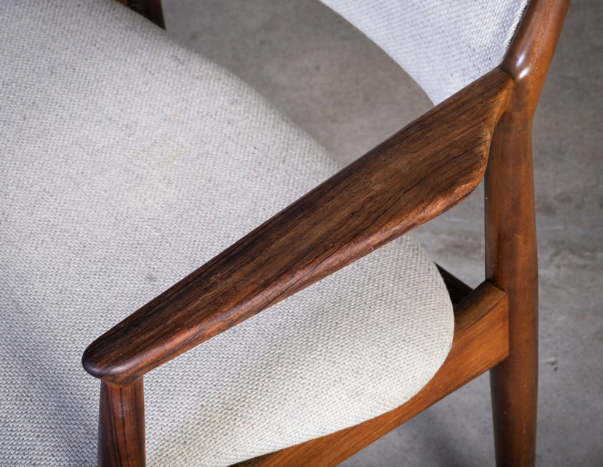 Arne Vodder – Lænestol i palisander, produceret af Sibast Møbelfabrik, dansk design