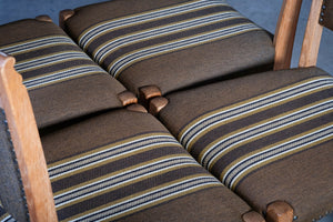 Vintage – Spisestole i eg, 1960’erne, sæt af 4