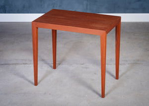 Severin Hansen Jr. – Sæt af tre indskudsborde i teak, produceret af Haslev Møbelsnedkeri, dansk design