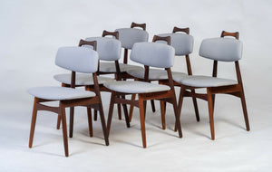 Ib Kofoed Larsen – Spisebordsstole i teak, dansk design