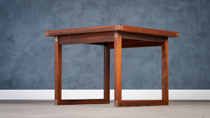 Severin Hansen Jr. – Sæt af tre indskudsborde i teak, produceret af Haslev Møbelsnedkeri, dansk design