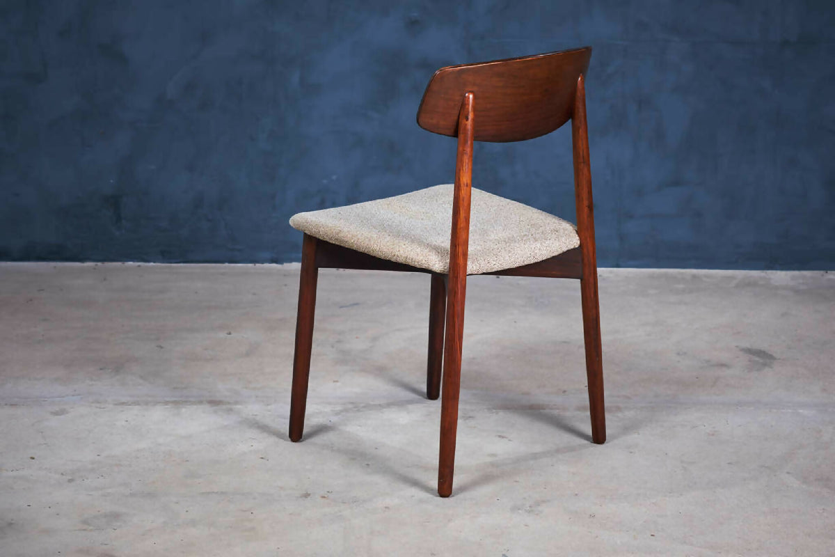 Harry Østergaard – Sæt med 4 spisebordsstole i palisander, produceret af Randers Møbelfabrik