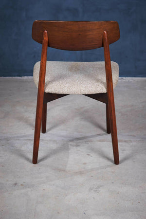 Harry Østergaard – Sæt med 4 spisebordsstole i palisander, produceret af Randers Møbelfabrik