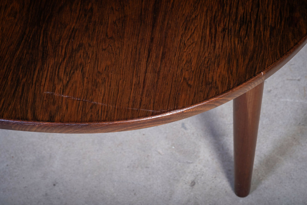 Aksel Kjersgaard – Ovalt sofabord i palisander for Odense Møbelfabrik