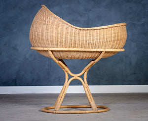 Elin & Jarl Heger – Vugge i bambus og flet, dansk design