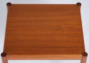 Indskudsborde i teak, dansk design – Sæt af 3