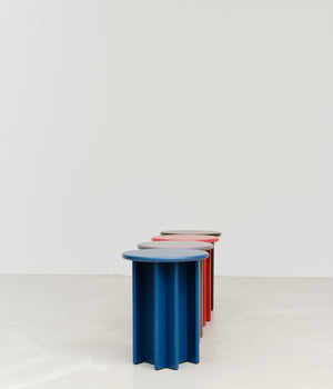 Tablelab | COLLECT Stool | Blue - SPLISH