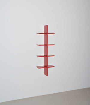 Tablelab | COLLECT Long shelf | Red - SPLISH