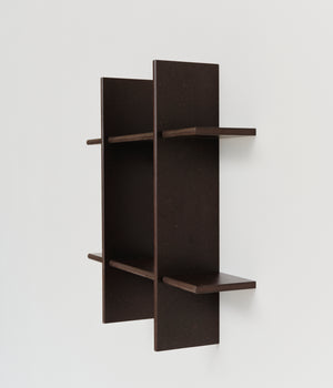 Tablelab | COLLECT Square shelf | Chocolate - SPLISH