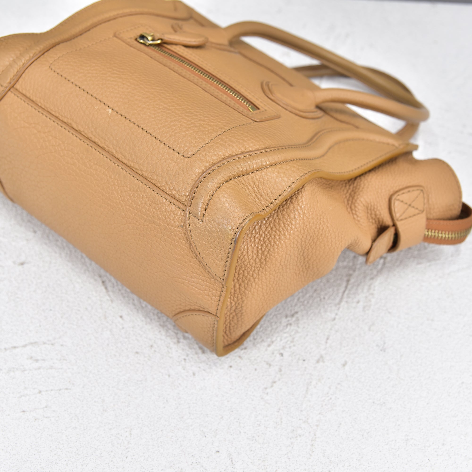 Uretfærdighed andrageren kompakt Celine læder bagage total taske kalveskind beige - SPLISH