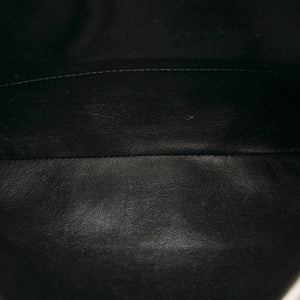 Balenciaga clutch taske i læder med logo