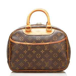 Louis Vuitton brun monogram trouville taske - SPLISH